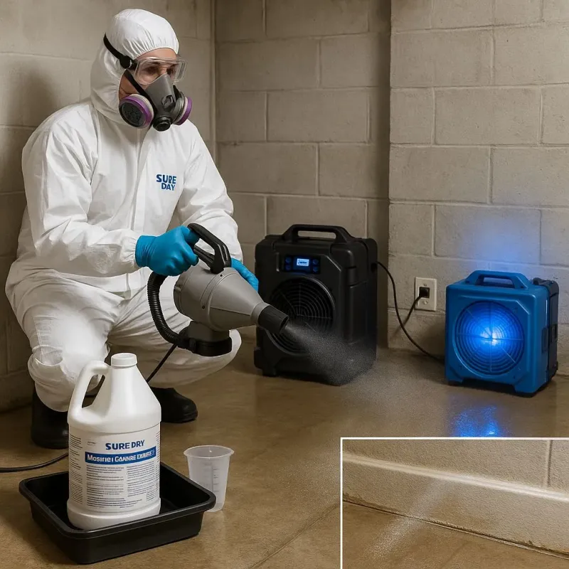 Sanitization and Odor Removal process in Shorewood-Tower Hills-Harbert, MI
